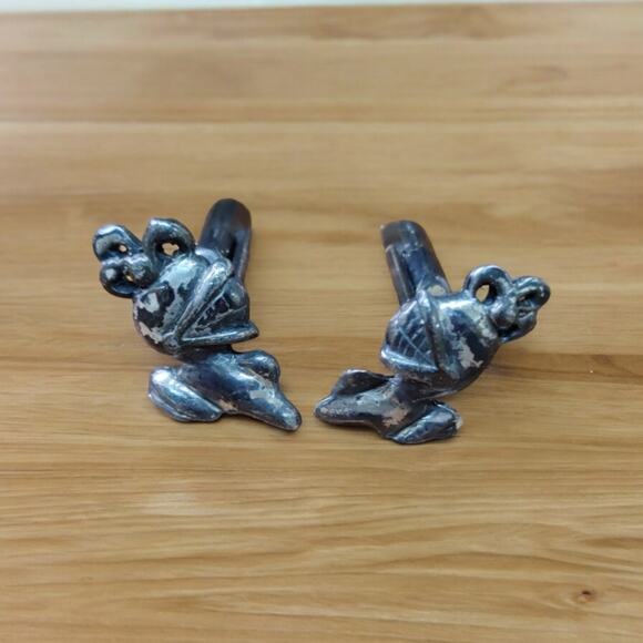 Antique 1949-Medieval Knights cufflinks by Jacob M. Oldak - Picture 1 of 2